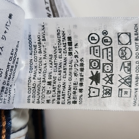 LEVIS PREMIUM WEDGIE SHORT / SIZE 25 - Picture 12 of 14